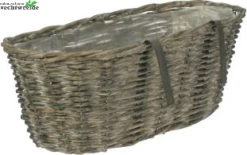 Balkonbak 56cm Grijs