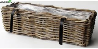 Balkonbak 60cm Antiek Grijs 4 Balkonbak 60cm Antiek Grijs - Afbeelding 2