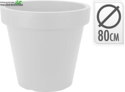 BLOEMPOT EK ROND 80CM SERIE