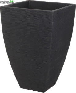 BLOEMPOT GERIBBELD QUADR 40CM