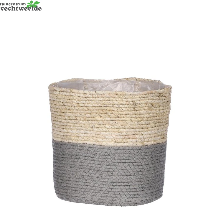 Mand Rachel D23h23cm Grijs 3 Mand Rachel D23h23cm Grijs