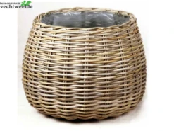Mand Rond D58h43cm Grijs