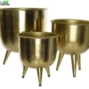 Decoris Planter Ijzer D26h31cm Goud -Bloempot Winkel planter ijzer d26h31cm goud 800x639 634845f86d42c l