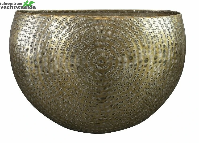 Planter Nynke L54b25h37cm Goud 3 Planter Nynke L54b25h37cm Goud