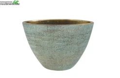 Planter Ryan L33b16h25cm Shiny Blue - Ter Steege