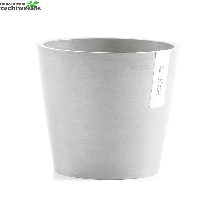 Pot Amsterdam Witgrijs D20h18cm 3 Pot Amsterdam Witgrijs D20h18cm