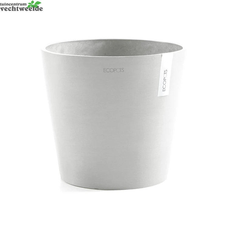 Pot Amsterdam Witgrijs D40h36cm 3 Pot Amsterdam Witgrijs D40h36cm