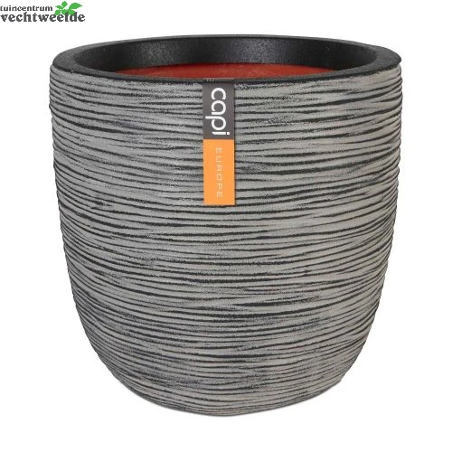 Pot Bol Rib Nl D35h34cm Antraciet 3 Pot Bol Rib Nl D35h34cm Antraciet