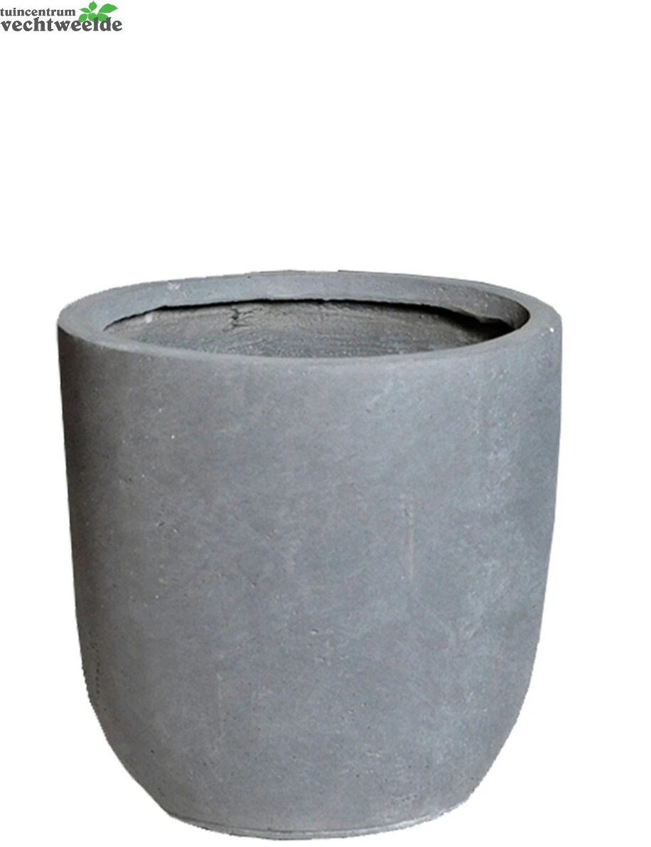 Pot Egg Clayfibre D32h31cm Grijs M 3 Pot Egg Clayfibre D32h31cm Grijs M