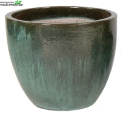 Pot Egg D41h33cm Groen