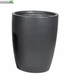 Pot Egg Hoog Cf D36h46cm Zwart