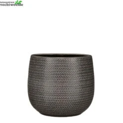 Pot Gabriel D25h20cm Donkergrijs - Mica
