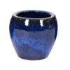 Pot Glazuur Buik D38h32cm Blauw