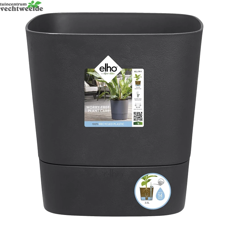Elho Pot Greenville Sens Aq C L30cm Hgrs 3 Elho Pot Greenville Sens Aq C L30cm Hgrs