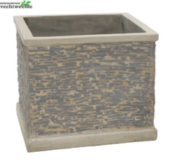 Pot Kubus Jambi D20 - H20cm Grijs