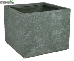 Pot Kubus Utah B20 - H22 Groen