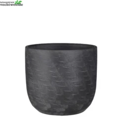 Pot Nora D30h27cm Donkergrijs