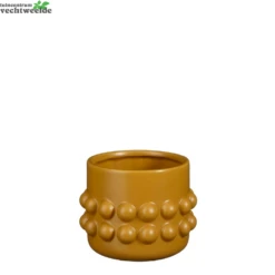 Pot Pam D14.5h11.5cm Oker
