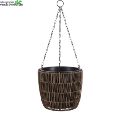 Pot Peta D26h22cm Donkerbruin