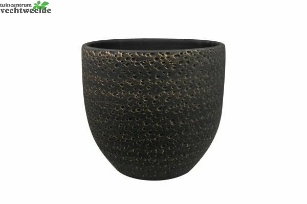 Pot Rinca D29h26cm Shiny Zwart 3 Pot Rinca D29h26cm Shiny Zwart