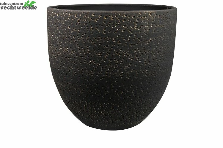 Pot Rinca D39h36cm Shiny Zwart 3 Pot Rinca D39h36cm Shiny Zwart