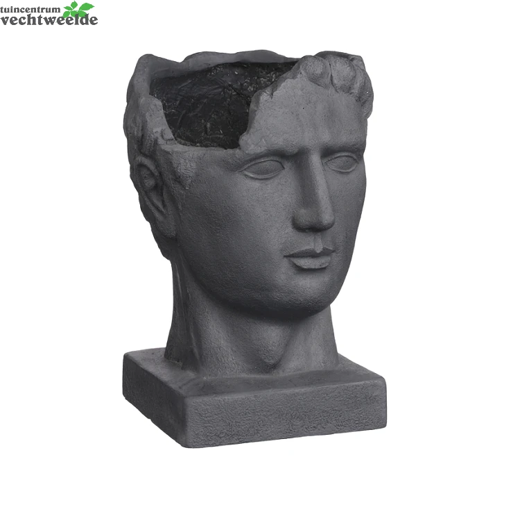 Pot Roman L27b25h39cm D.grijs 3 Pot Roman L27b25h39cm D.grijs