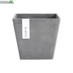 Pot Rotterdam Grijs L20b20h18cm