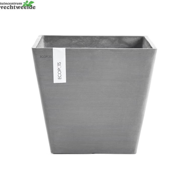 Pot Rotterdam Grijs L30b30h27cm 3 Pot Rotterdam Grijs L30b30h27cm