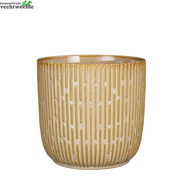 Pot Sara D19h18cm L.bruin 3 Pot Sara D19h18cm L.bruin