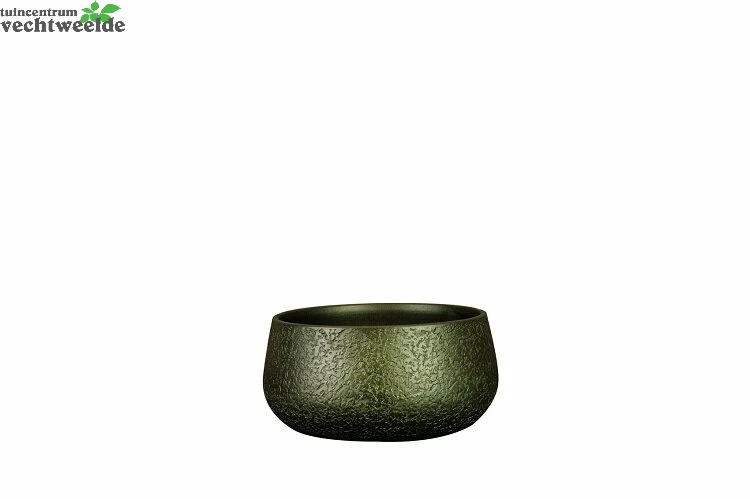 Schaal Noor D28h13cm Velvet Groen 3 Schaal Noor D28h13cm Velvet Groen