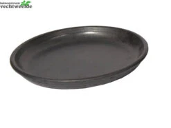 Schotel Glazed D30 - H3.5cm Mt Zwart