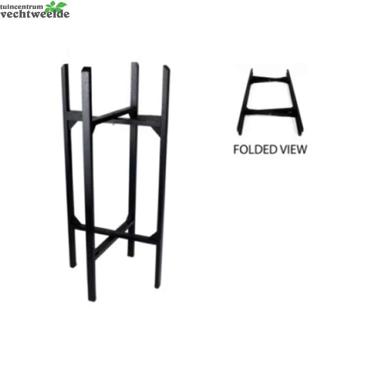 Standaard Hout V Drypot 36x36h75cm 3 Standaard Hout V Drypot 36x36h75cm