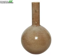 Decoris Vaas Aardewerk D19.5h33cm Kaneel