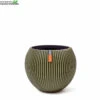 Vaas Bol Groove D30h25cm Groen 1 Vaas Bol Groove D30h25cm Groen -Bloempot Winkel vaas bol groove d30h25cm groen 750x750 6378ff0aaac35 l