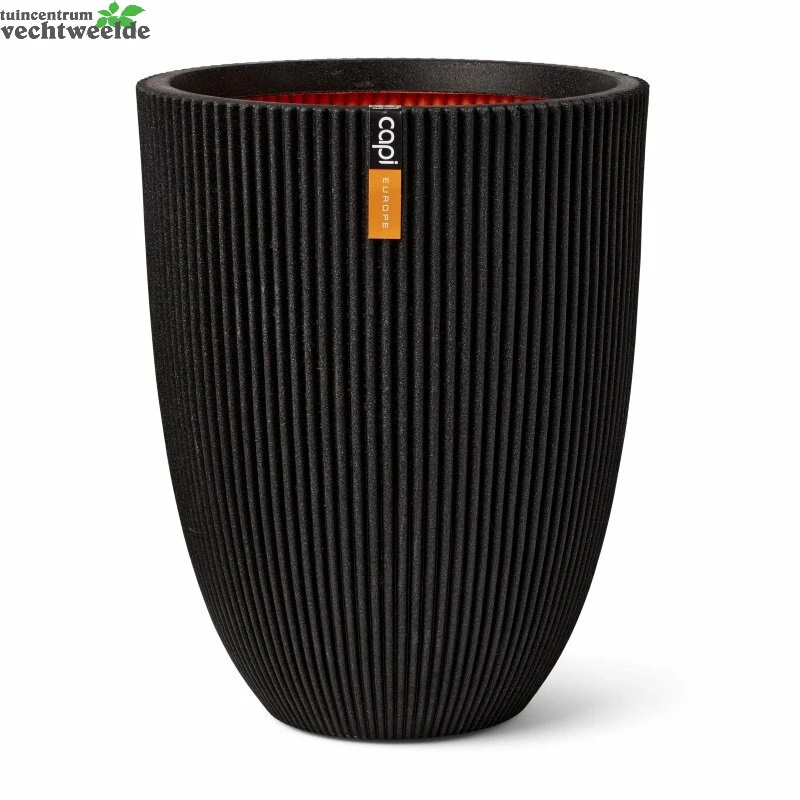 Vaas Elegant Lg Groove D46h58 Zw/gd 3 Vaas Elegant Lg Groove D46h58 Zw/gd