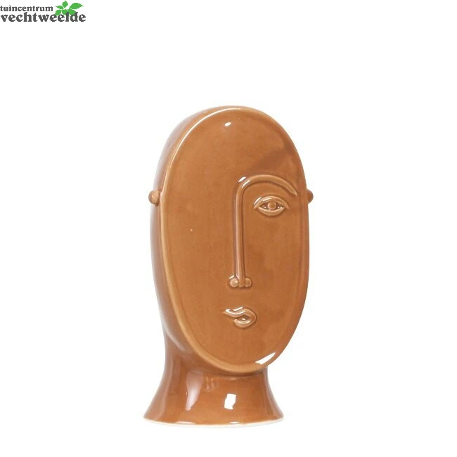 Vaas Face L11.5b8h20cm Oker - Mica 3 Vaas Face L11.5b8h20cm Oker - Mica