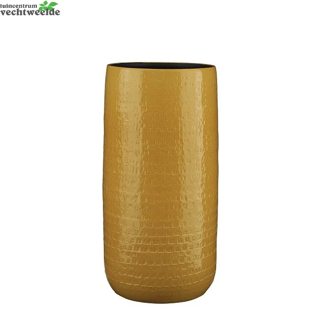 Vaas Floyd D25h50cm Oker - Mica 3 Vaas Floyd D25h50cm Oker - Mica