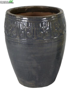 Vaas Off Glazuur D58 - H71 Blauw M